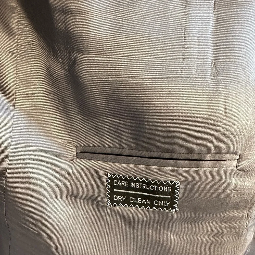 Calvin Klein Mens Size 41R 100% Linen Sports Coat Jacket Blazer Fully Lined USA